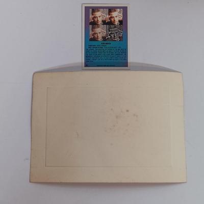 LOT 156B: Autographed Kid Rock Ukulele with COA, Autographed Four Aces Postacard & Kid Rock Novelty License Plate