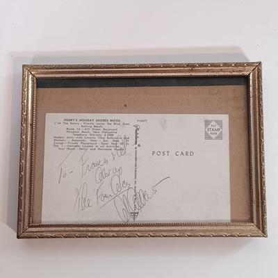 LOT 156B: Autographed Kid Rock Ukulele with COA, Autographed Four Aces Postacard & Kid Rock Novelty License Plate