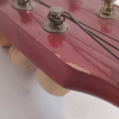 LOT 156B: Autographed Kid Rock Ukulele with COA, Autographed Four Aces Postacard & Kid Rock Novelty License Plate