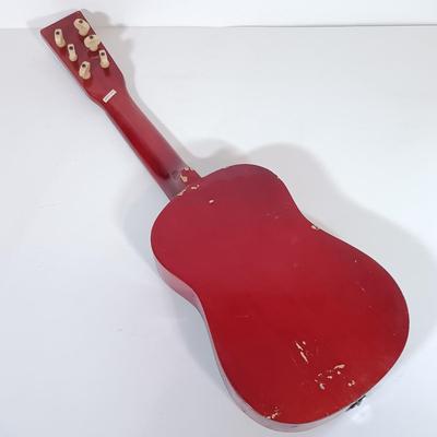 LOT 156B: Autographed Kid Rock Ukulele with COA, Autographed Four Aces Postacard & Kid Rock Novelty License Plate