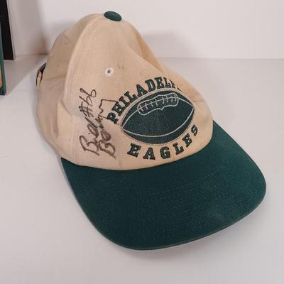 LOT 159B: Autographed Philadelphia Eagles Memorabilia- Chuck Bednarik, Bill Bergey, Ron Jaworski & More