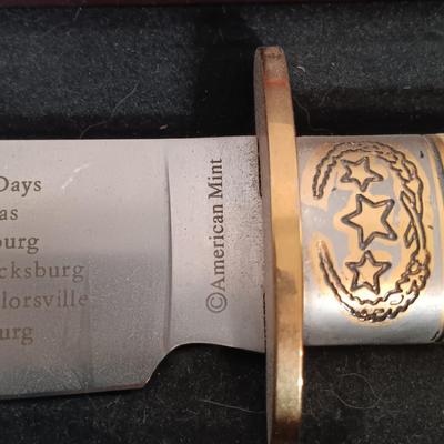 LOT 168B: American Mint Exclusive Robert Lee Bowie Knife