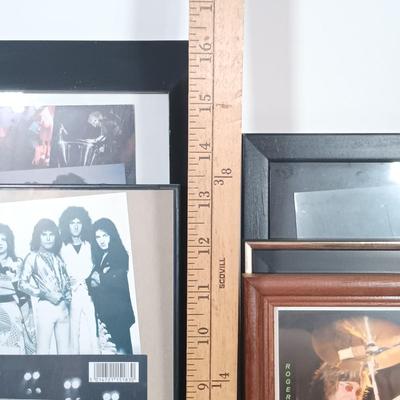 LOT 170B: Autographed Chubby Checker Photo, Autographed Foghat Photo, Queen Commemorative Stamps & More