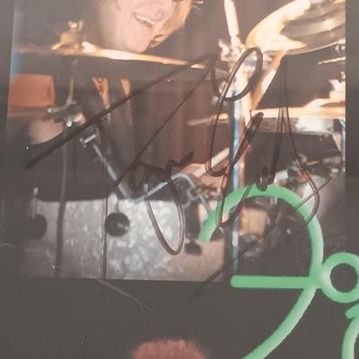 LOT 170B: Autographed Chubby Checker Photo, Autographed Foghat Photo, Queen Commemorative Stamps & More