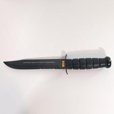 LOT 172B: Vietnam War Veterans Commemorative Knife and Plaque Stand