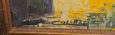 Pair of MCM Original Paintings Signed Collazzi