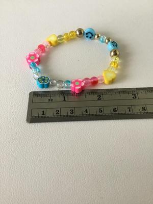 Colorful stretchy fashion bracelet