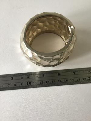 Silver tone fashion bracelet