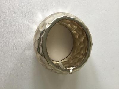 Silver tone fashion bracelet