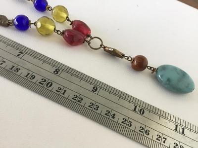 Beautiful colorful stone type necklace