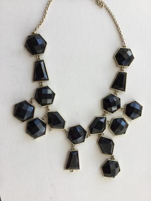 Beautiful black statement necklace