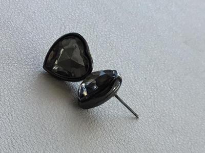 Beautiful heart stud earrings