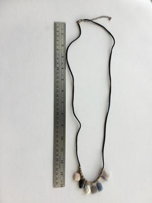 Beautiful faux stone rope type long fashion necklace