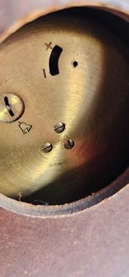 Daneker German Movement Steeple Mantle Clock with a key