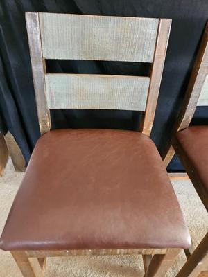 Counter-Height Diningroom table with six chairs