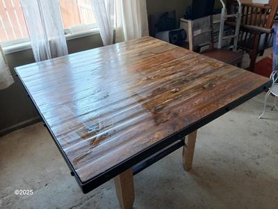 Counter-Height Diningroom table with six chairs