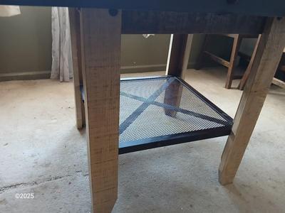 Counter-Height Diningroom table with six chairs