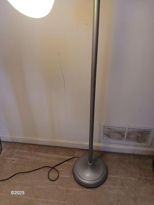 Contemporary 5 Light Floor Lamp with Multi Color Shades Bendable / adjustable Goosenecks