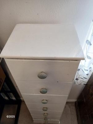 Tall narrow chest of drawers - lingerie dresser