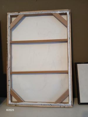 Two framed figure drawing / paintings