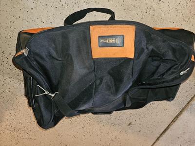 World tour rolling duffle bag with bud light cooler bag
