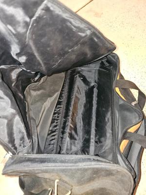 World tour rolling duffle bag with bud light cooler bag