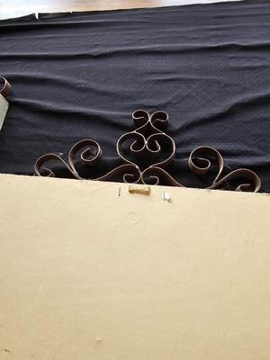 Three-piece wine wall art with decorative metal decor