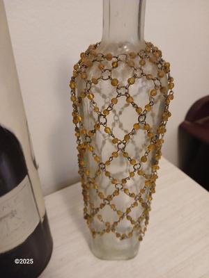 Collectable bottles with wall mount metal wine rack and wine box