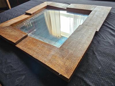Beautiful Pier 1 imports decorative Wood framed mirror