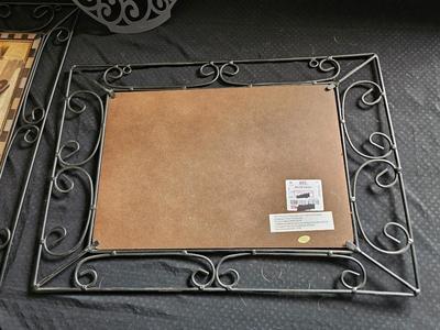 Coffee themed wall art - metal decorative wall hangings for coffee bar