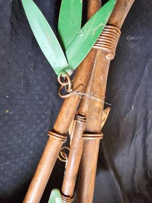 Bamboo vase, candle holders, and a scensy burner