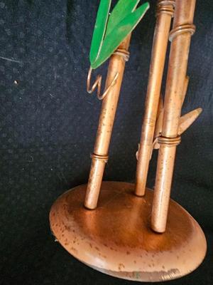 Bamboo vase, candle holders, and a scensy burner