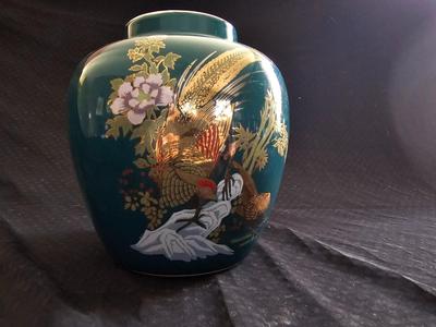 Three Asian themed vases Beautiful KUTANI
