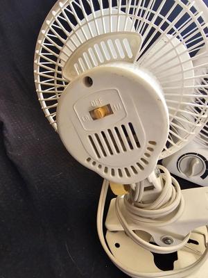 Small Comfort Zone clip-on fan and small fan heater