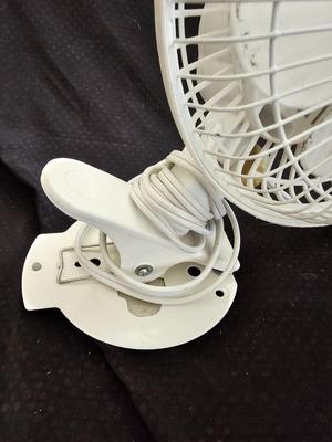 Small Comfort Zone clip-on fan and small fan heater