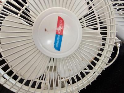 Small Comfort Zone clip-on fan and small fan heater