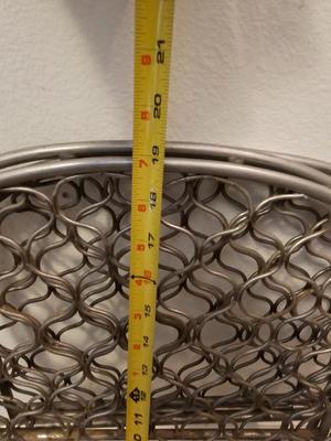 Small metal stool with two matching folding racks