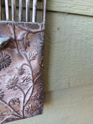 Four-piece metal wall art -