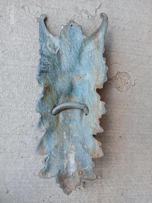 Cool old cast Iron Gargoyle door knocker