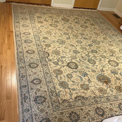 Large Keshan Persian Area Rug, 8’6” x 11’11” (GB-HS)