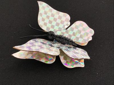 Large Unique Vintage Butterfly Brooch