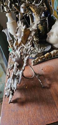 Ornate Metal Victorian Frame Easel Style