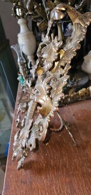 Ornate Metal Victorian Frame Easel Style