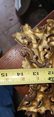 Ornate Metal Victorian Frame Easel Style