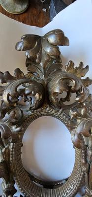 Ornate Metal Victorian Frame Easel Style