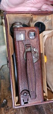 Cine-Kodak Model B Vintage Film Movie Camera with Case, extra filters
