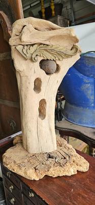 Driftwood sculpture