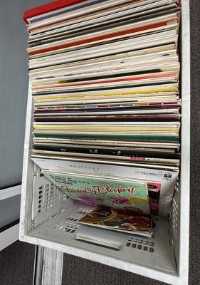 Large Lot of Vintage Vinyl Record Albums 33rpm most;y 40’s to 50’s music classical , show tunes, easy listening, pop