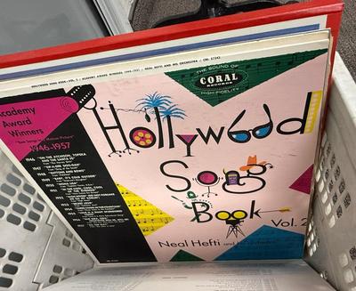 Large Lot of Vintage Vinyl Record Albums 33rpm most;y 40’s to 50’s music classical , show tunes, easy listening, pop