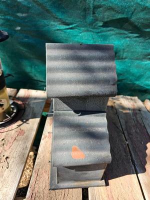 Large galvanized bird house condo / Townhome